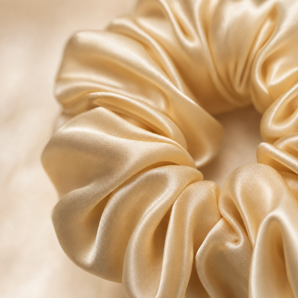 Silk Scrunchie Trio — 100% Mulberry Silk 19mm Grade 6A