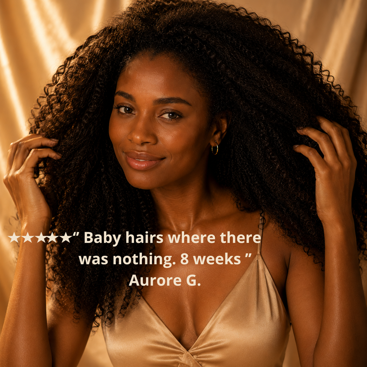 NUBALKIA hair growth elixir customer review baby hairs 8 weeks results