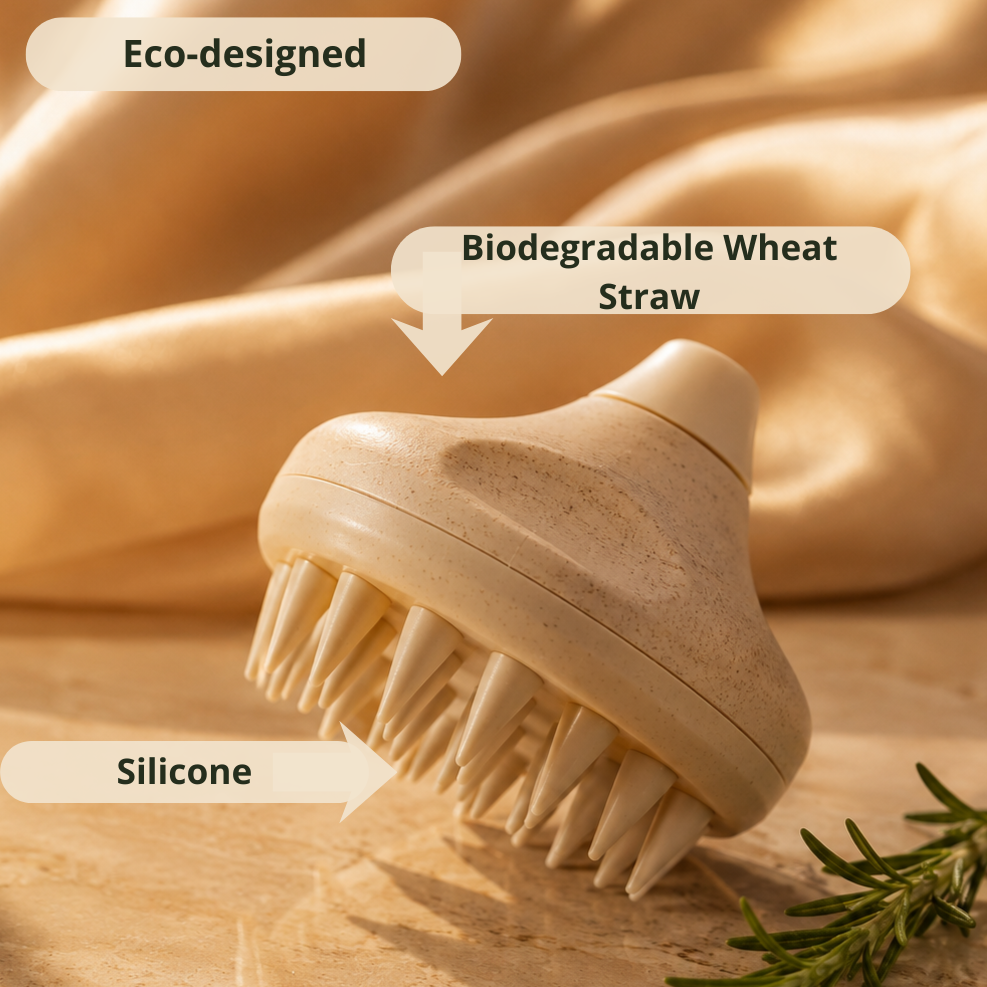 NUBALKIA scalp massager with hair growth elixir designed to work together