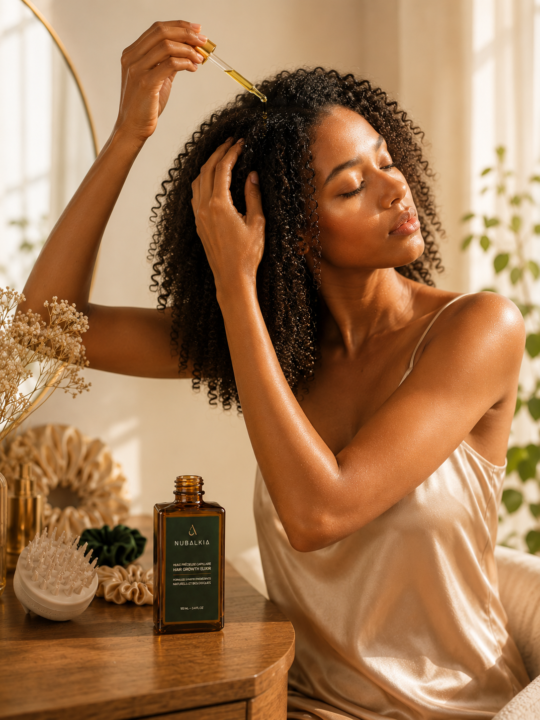 Élixir de Croissance Capillaire — 21 Plantes Sacrées | 100ml