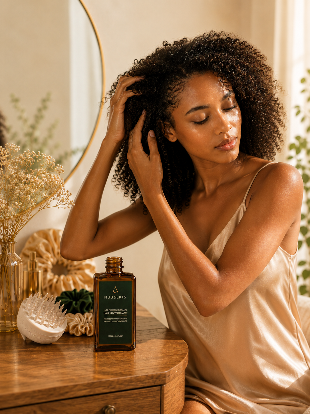 Élixir de Croissance Capillaire — 21 Plantes Sacrées | 100ml