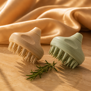 NUBALKIA scalp massager eco-designed wheat straw fiber biodegradable product photo